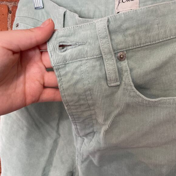 J. Crew Vintage Slim Straight Corduroy Pant in Dusty Shale sz 28 Mint Green - Picture 13 of 16